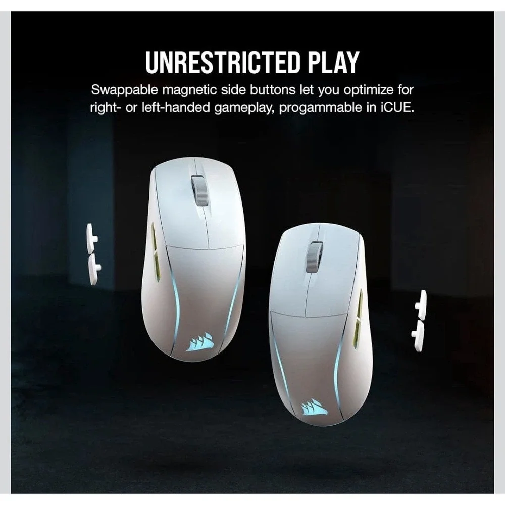 12N31/ Corsair M75 Wireless RGB Lightweight FPS Gaming Mouse  – Swappable